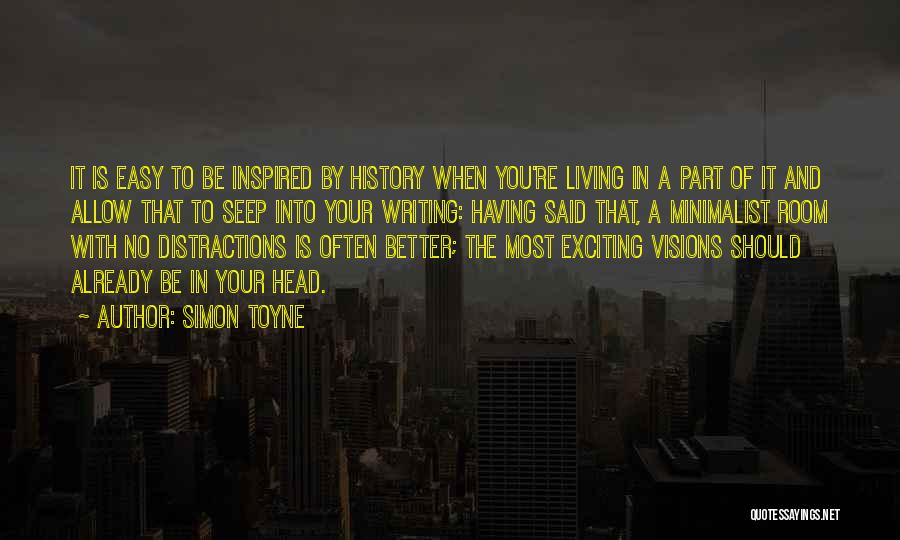 Minimalist Living Quotes By Simon Toyne