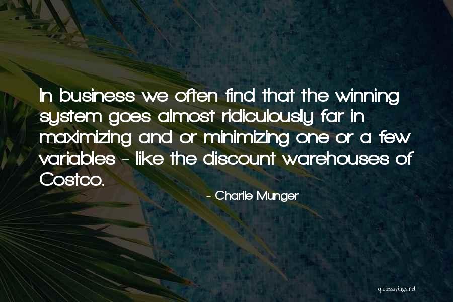 Minimizing Quotes By Charlie Munger