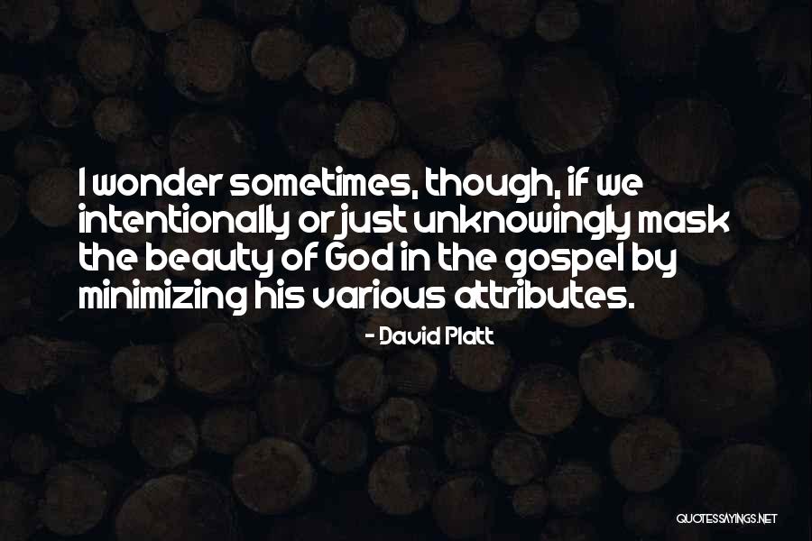 Minimizing Quotes By David Platt