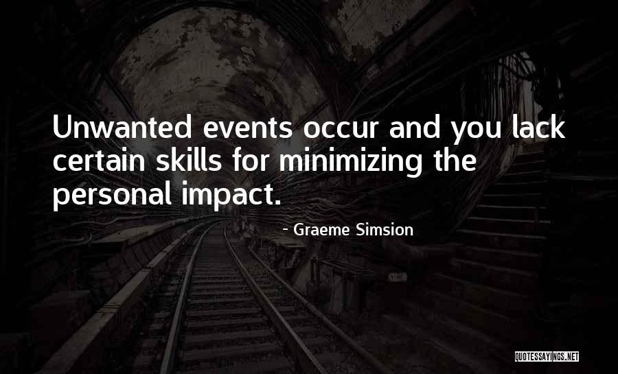 Minimizing Quotes By Graeme Simsion Minimizing Quotes By Graeme Simsion