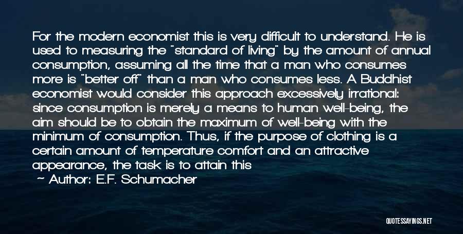 Minimum Effort Quotes By E.F. Schumacher