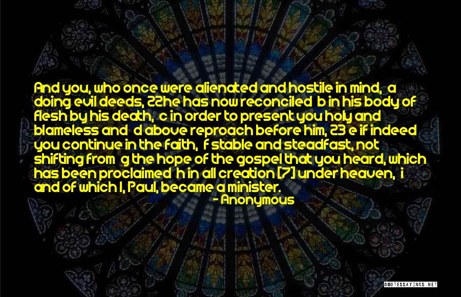 Minister Quotes By Anonymous Minister Quotes By Anonymous