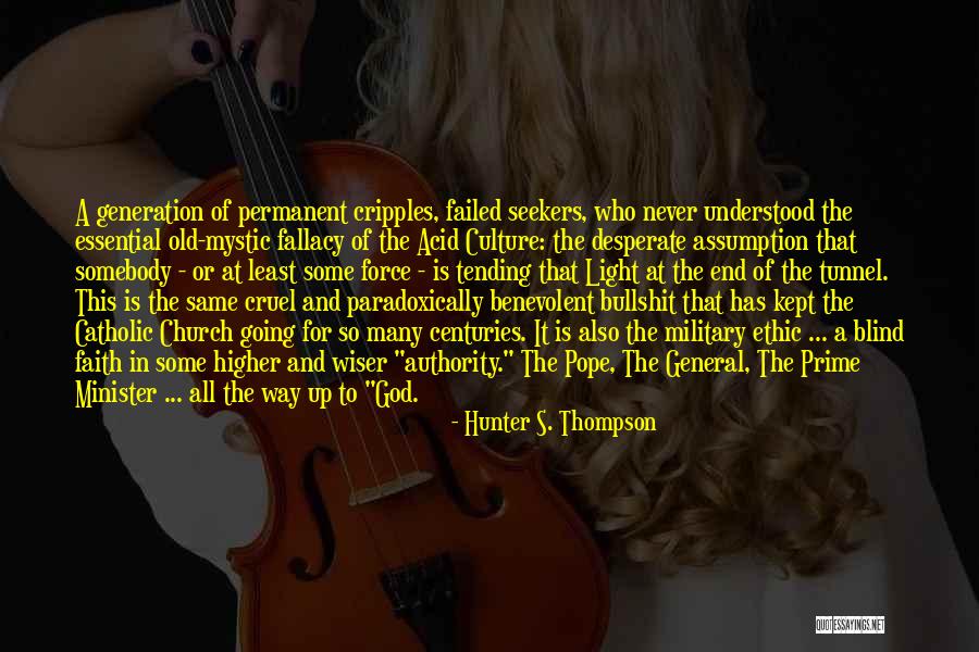Minister Quotes By Hunter S. Thompson Minister Quotes By Hunter S. Thompson