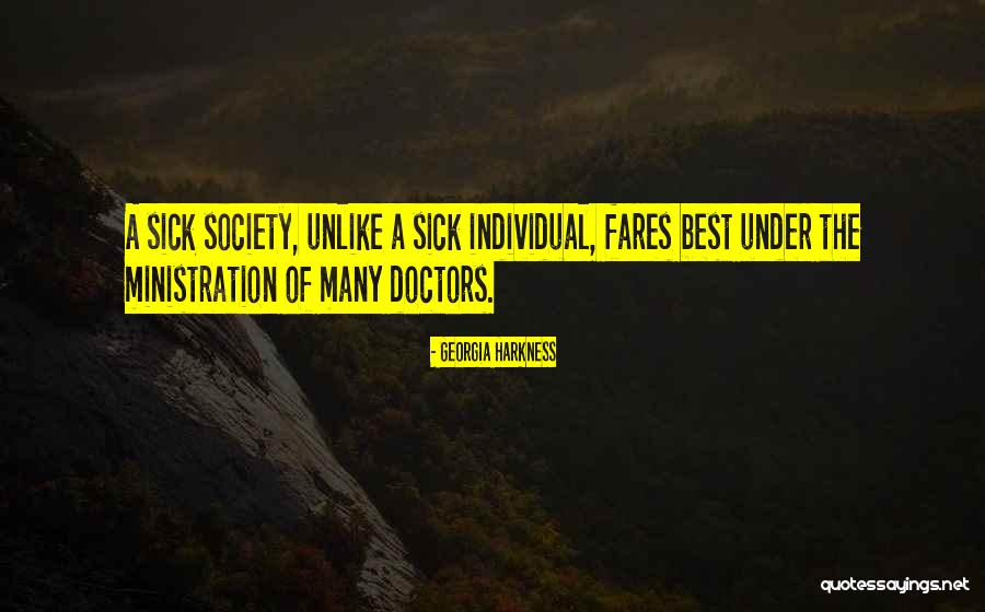 Ministration Quotes By Georgia Harkness Ministration Quotes By Georgia Harkness
