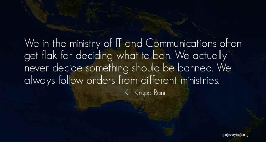 Ministry Quotes By Killi Krupa Rani Ministry Quotes By Killi Krupa Rani