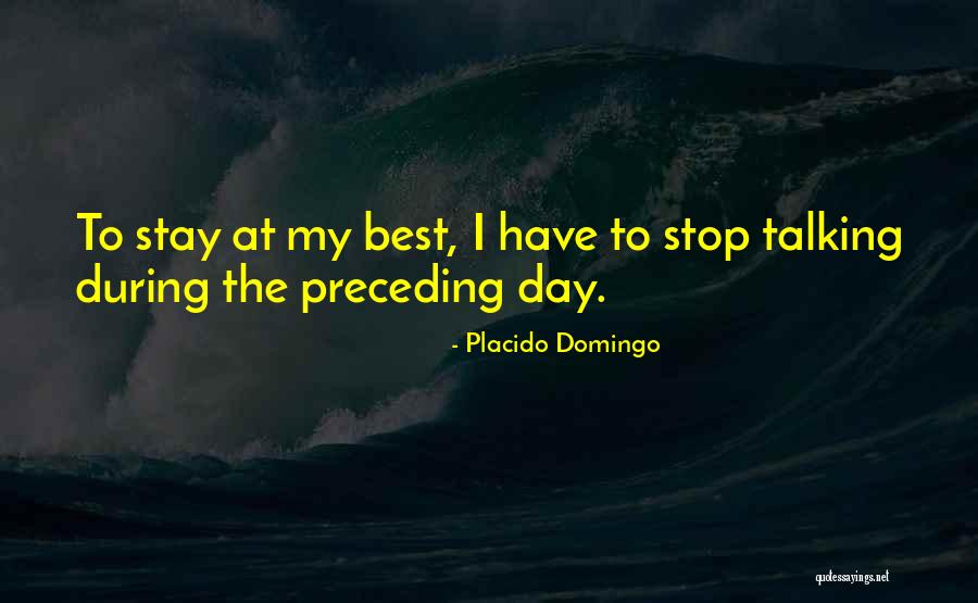 Miniumum Quotes By Placido Domingo