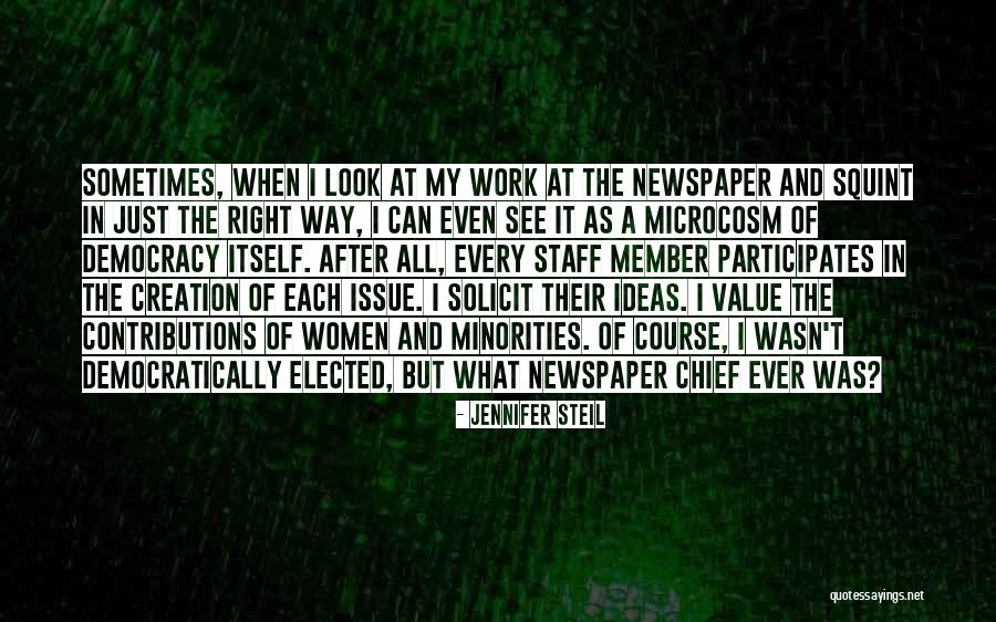 Minorities Democracy Quotes By Jennifer Steil Minorities Democracy Quotes By Jennifer Steil