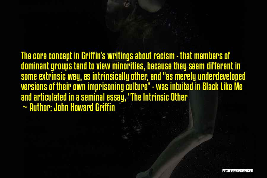 Minorities Quotes By John Howard Griffin