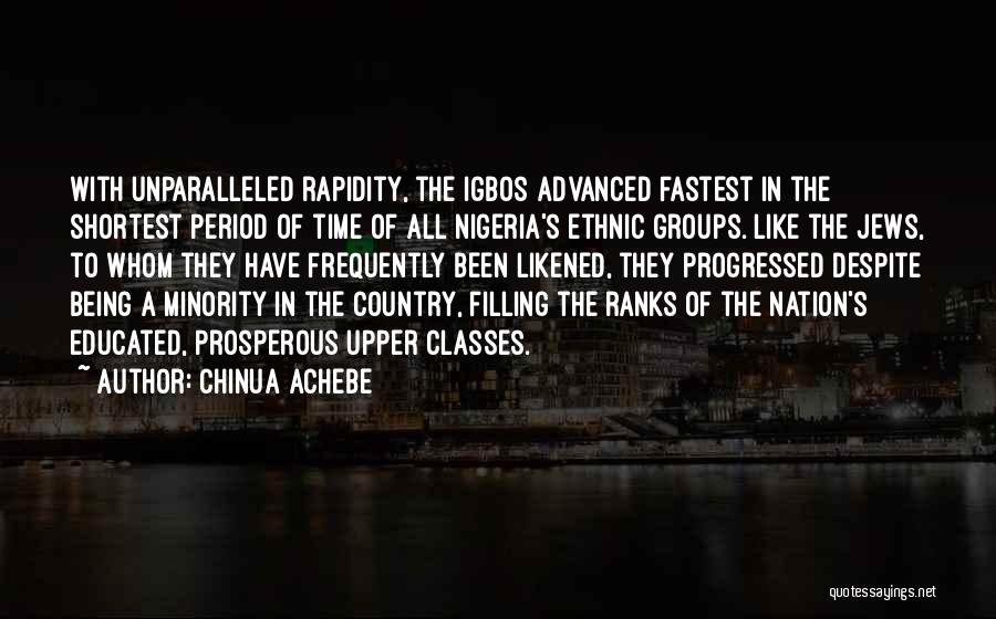 Minority Groups Quotes By Chinua Achebe