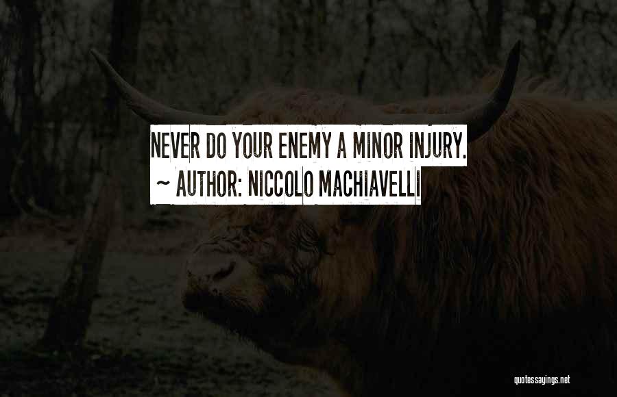 Minors Quotes By Niccolo Machiavelli