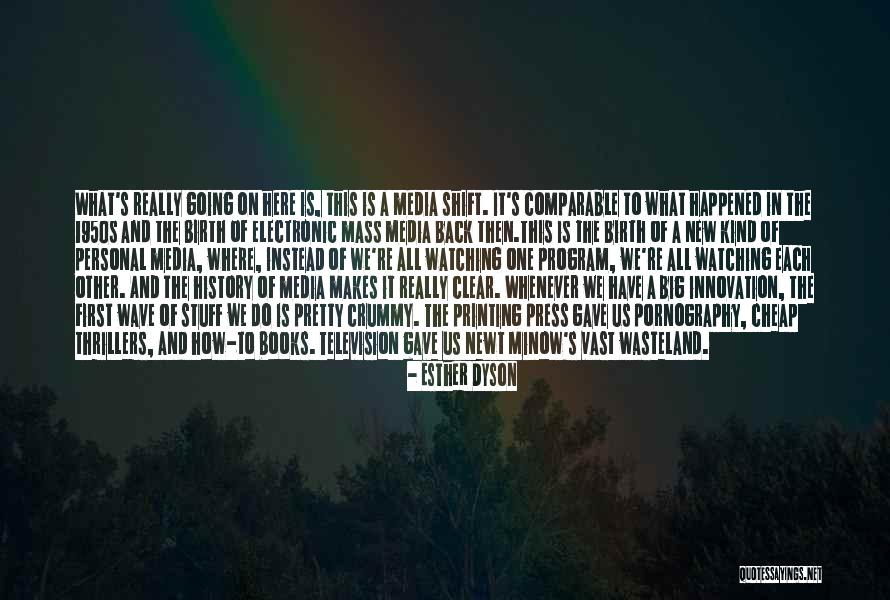 Minow Wasteland Quotes By Esther Dyson Minow Wasteland Quotes By Esther Dyson