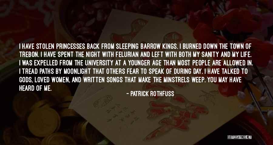 Minstrels Quotes By Patrick Rothfuss