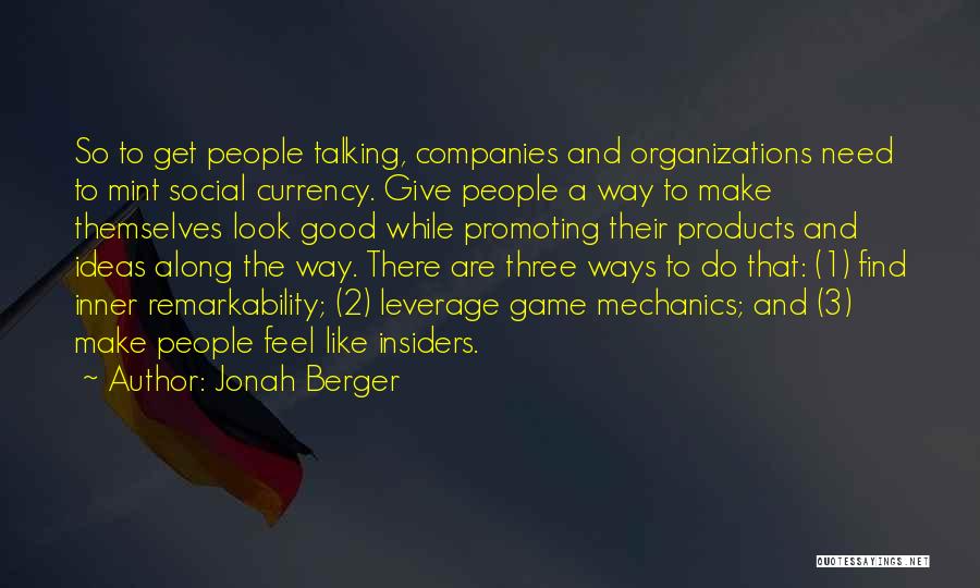 Mint Quotes By Jonah Berger