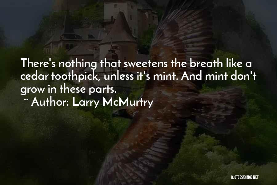 Mint Quotes By Larry McMurtry