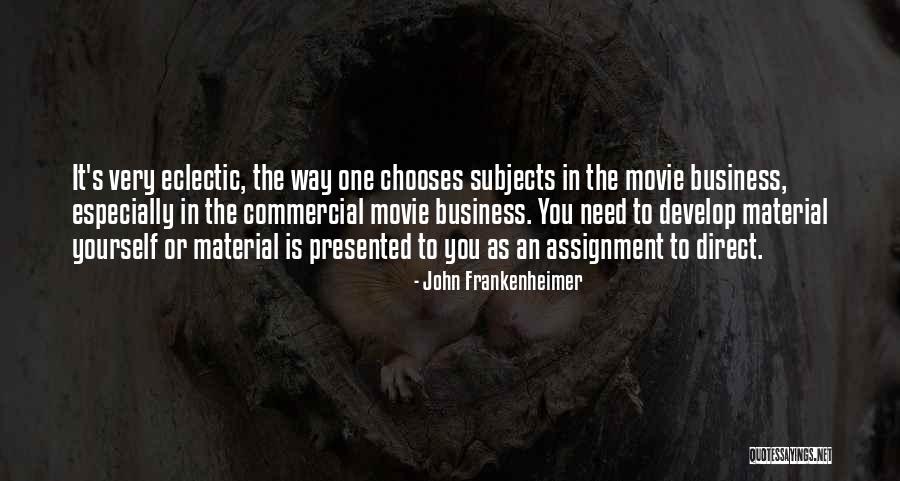 Mint Sim Quotes By John Frankenheimer Mint Sim Quotes By John Frankenheimer
