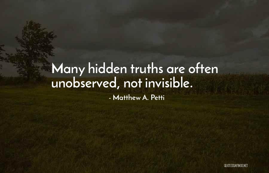 Mintage Limit Quotes By Matthew A. Petti