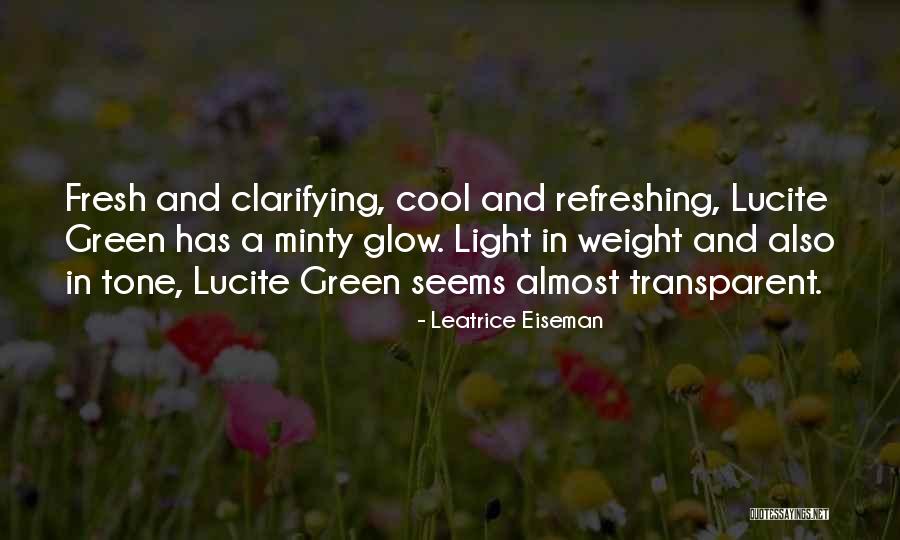 Minty Quotes By Leatrice Eiseman Minty Quotes By Leatrice Eiseman