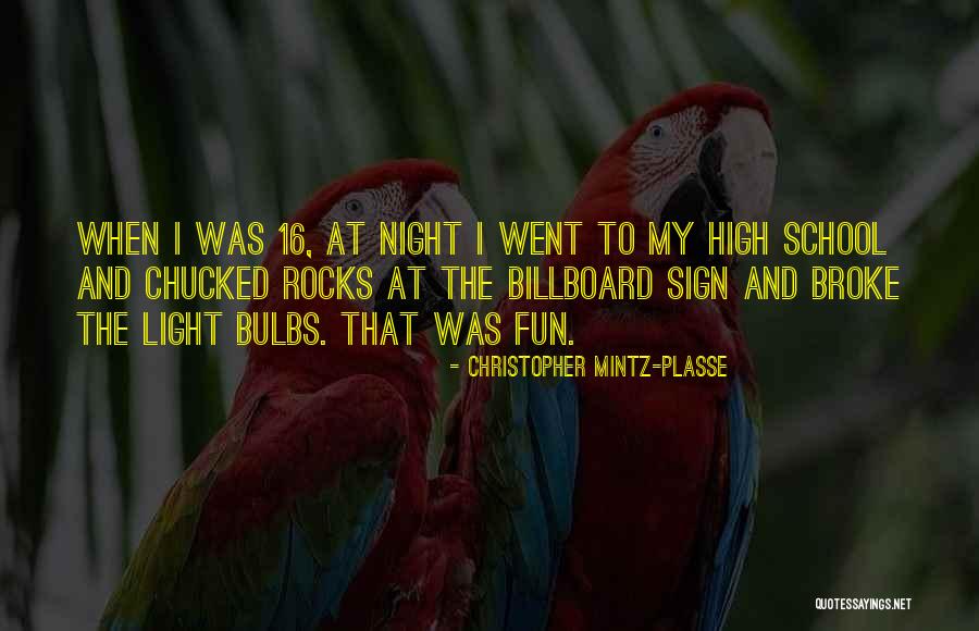 Mintz Quotes By Christopher Mintz-Plasse