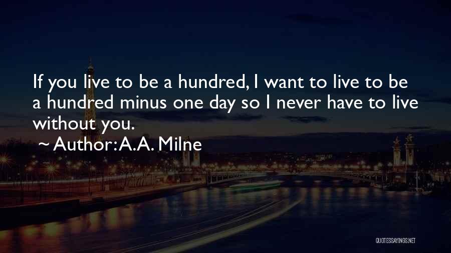 Minus Quotes By A.A. Milne