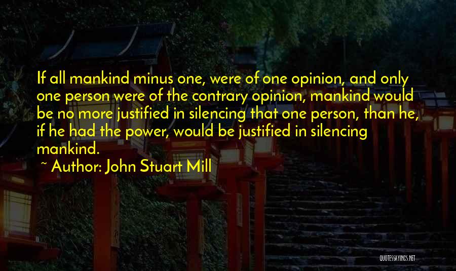 Minus Quotes By John Stuart Mill
