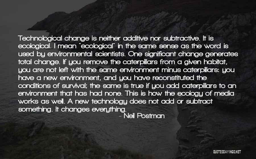 Minus Quotes By Neil Postman