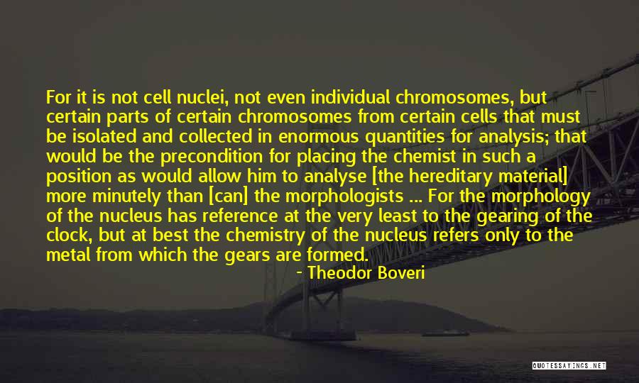 Minutely Quotes By Theodor Boveri Minutely Quotes By Theodor Boveri