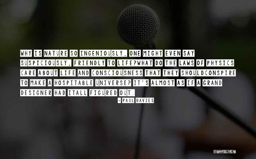 Minuteness Quotes By Paul Davies Minuteness Quotes By Paul Davies