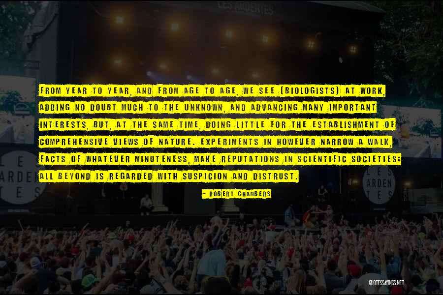 Minuteness Quotes By Robert Chambers Minuteness Quotes By Robert Chambers