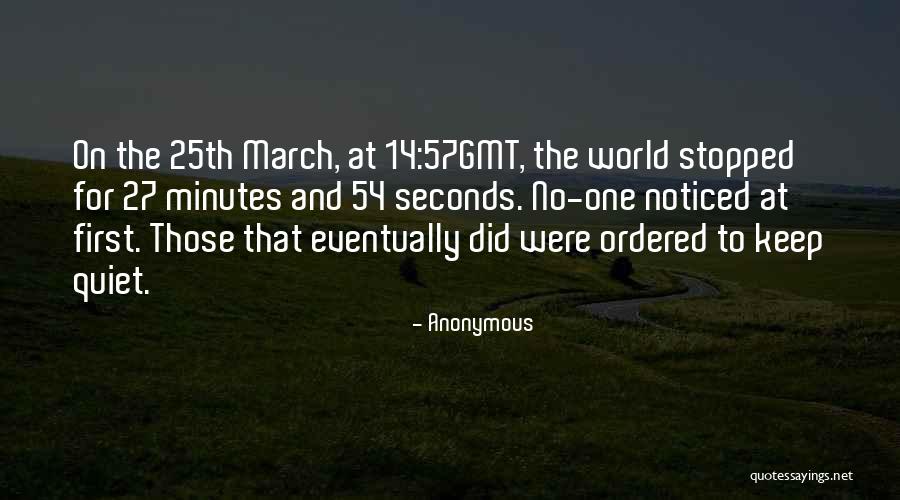 Minutes And Seconds Quotes By Anonymous Minutes And Seconds Quotes By Anonymous