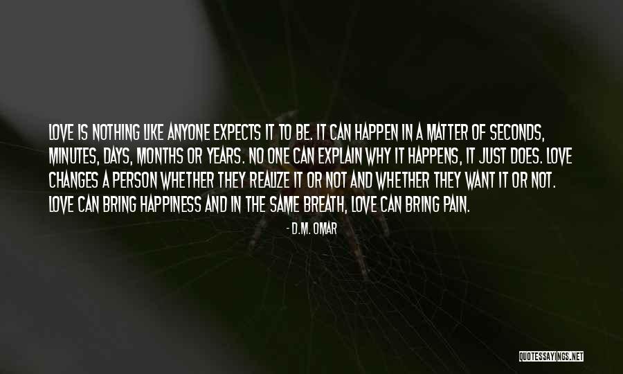 Minutes And Seconds Quotes By D.M. Omar Minutes And Seconds Quotes By D.M. Omar