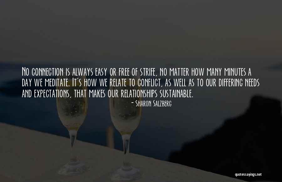 Minutes In Relationships Quotes By Sharon Salzberg Minutes In Relationships Quotes By Sharon Salzberg