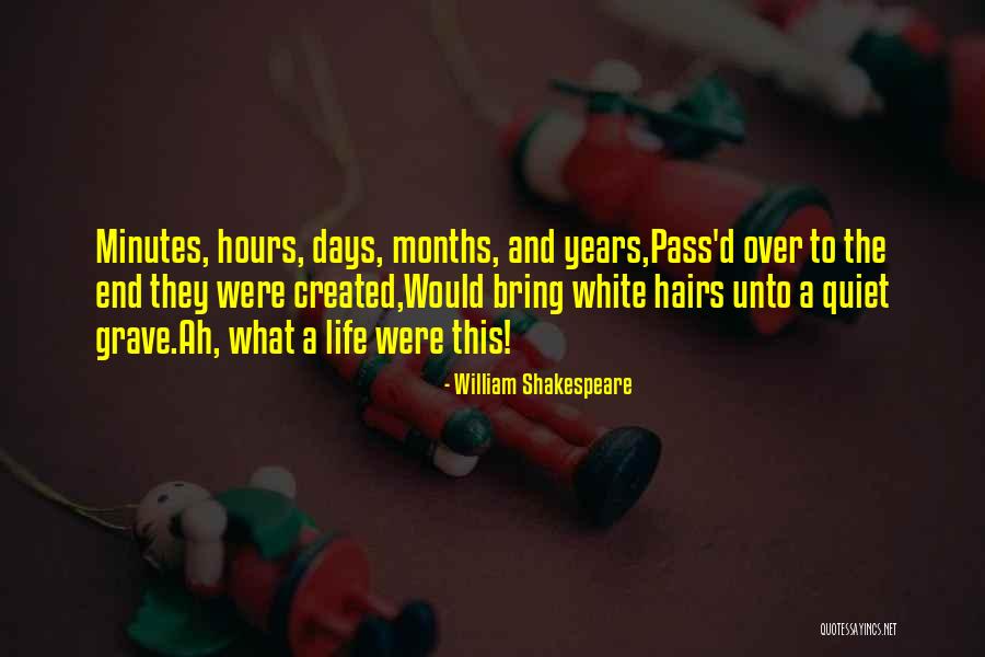 Minutes To Hours Quotes By William Shakespeare Minutes To Hours Quotes By William Shakespeare