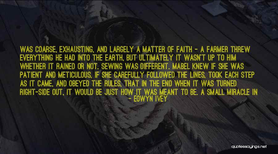 Miracle And Faith Quotes By Eowyn Ivey Miracle And Faith Quotes By Eowyn Ivey