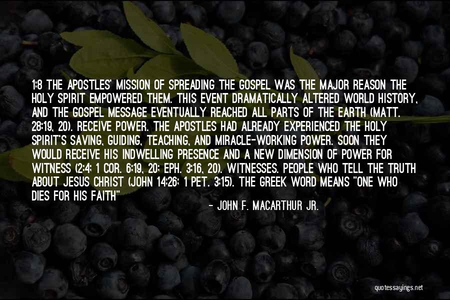 Miracle And Faith Quotes By John F. MacArthur Jr. Miracle And Faith Quotes By John F. MacArthur Jr.