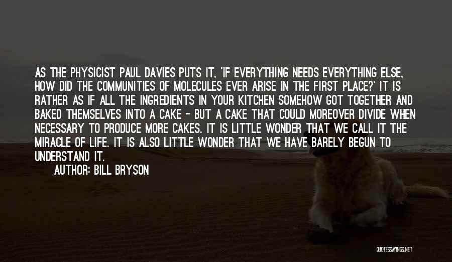 Miracle Quotes By Bill Bryson