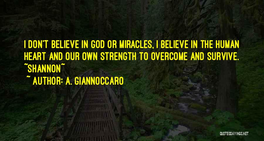 Miracles And God Quotes By A. Giannoccaro
