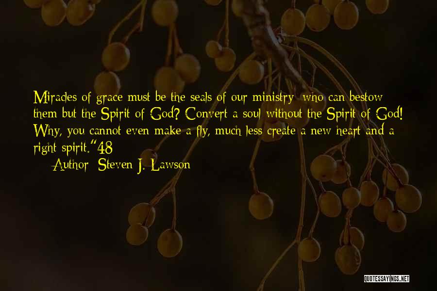 Miracles God Quotes By Steven J. Lawson