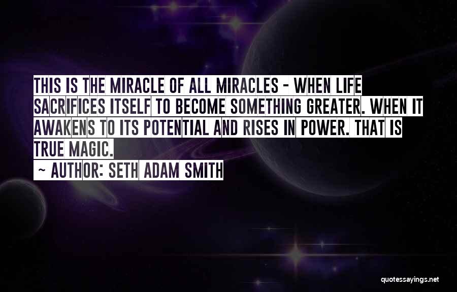Miracles In Life Quotes By Seth Adam Smith