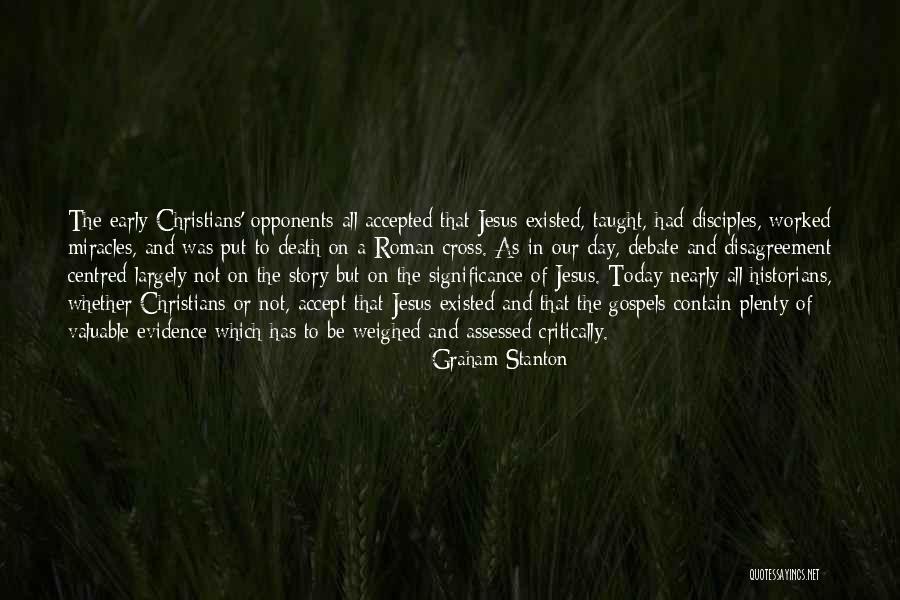 Miracles Of Jesus Quotes By Graham Stanton Miracles Of Jesus Quotes By Graham Stanton