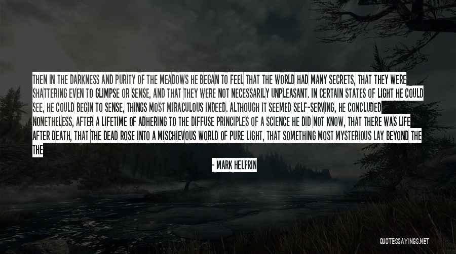 Miraculous Light Quotes By Mark Helprin Miraculous Light Quotes By Mark Helprin