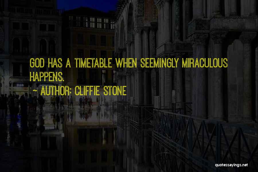 Miraculous Quotes By Cliffie Stone