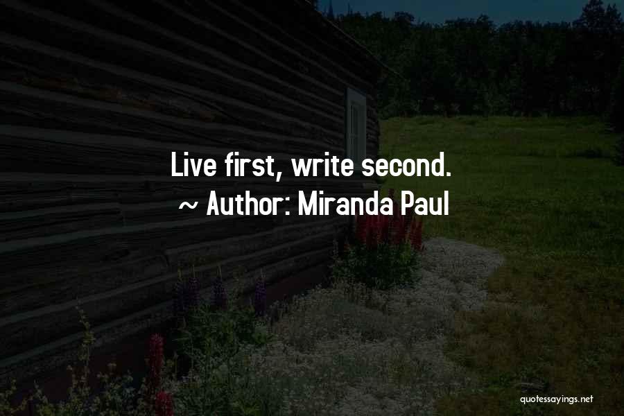 Miranda Paul Quotes 1813285