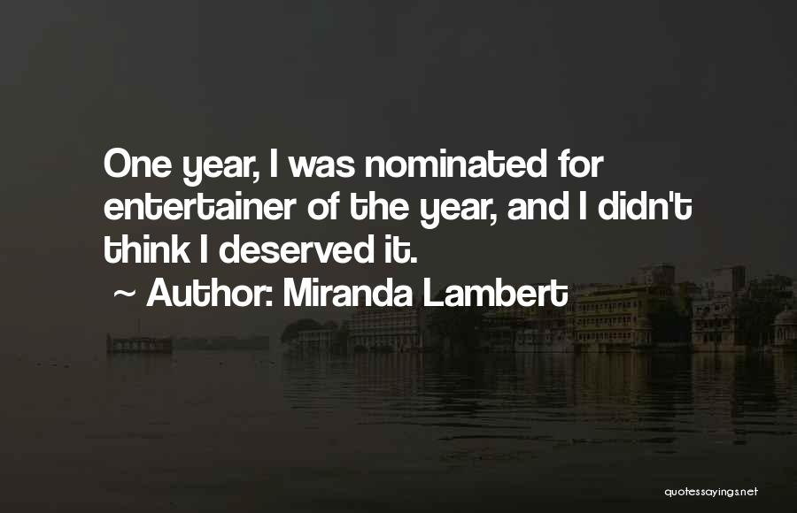 Miranda Quotes By Miranda Lambert