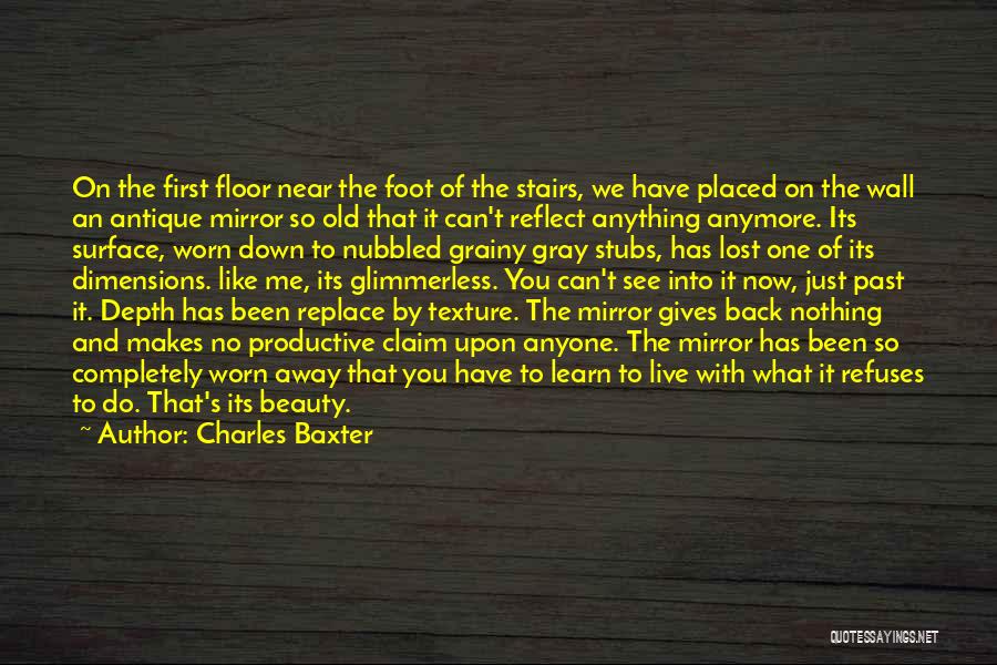 Mirror And Beauty Quotes By Charles Baxter