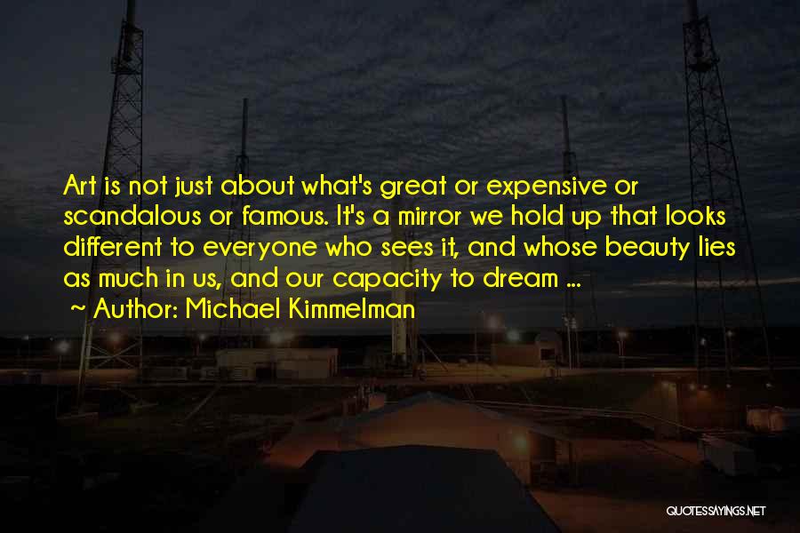 Mirror And Beauty Quotes By Michael Kimmelman