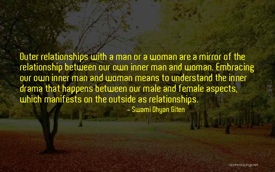 Mirror And Love Quotes By Swami Dhyan Giten Mirror And Love Quotes By Swami Dhyan Giten