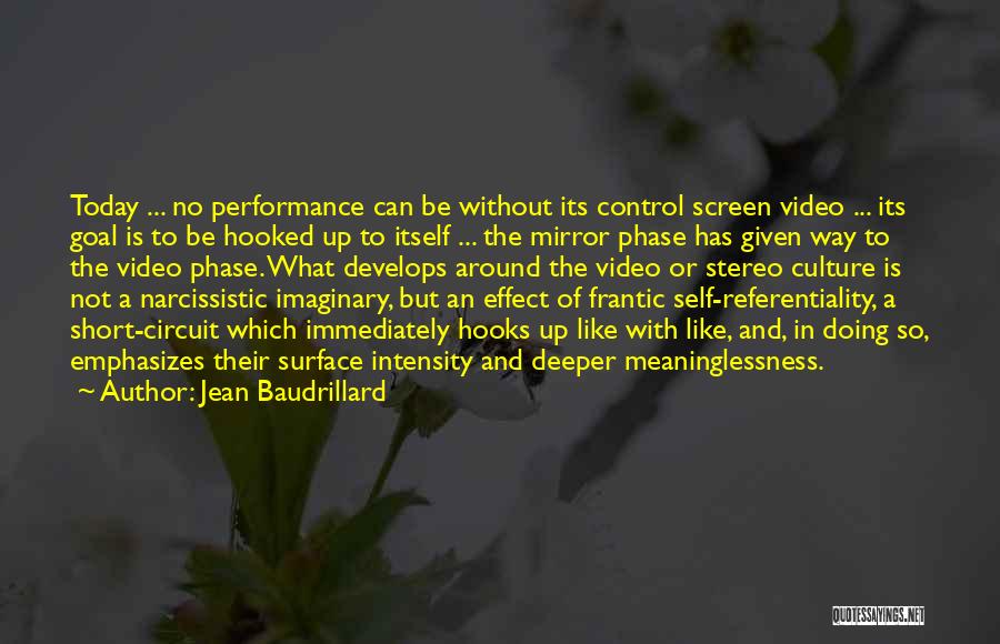 Mirror And Self Quotes By Jean Baudrillard