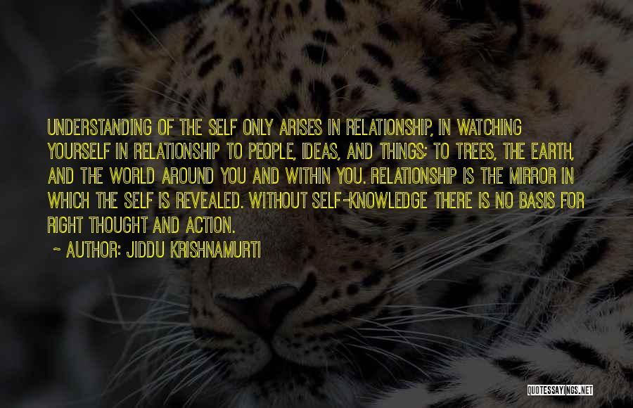 Mirror And Self Quotes By Jiddu Krishnamurti