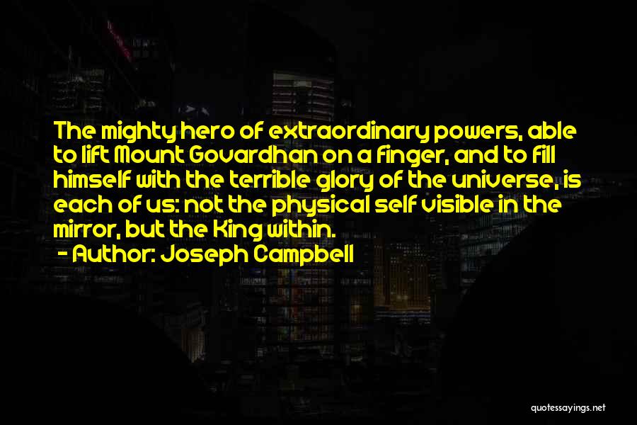 Mirror And Self Quotes By Joseph Campbell