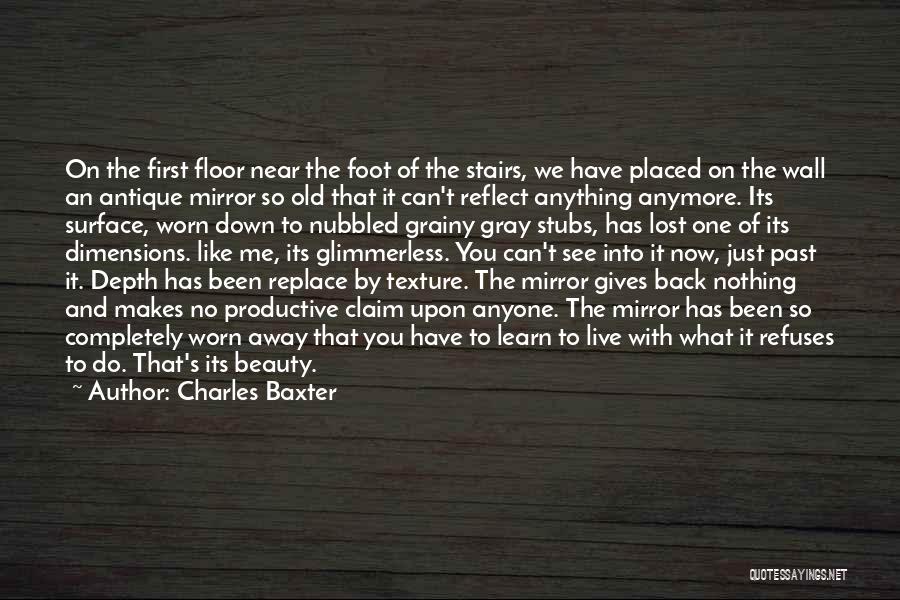 Mirror Mirror Off The Wall Quotes By Charles Baxter